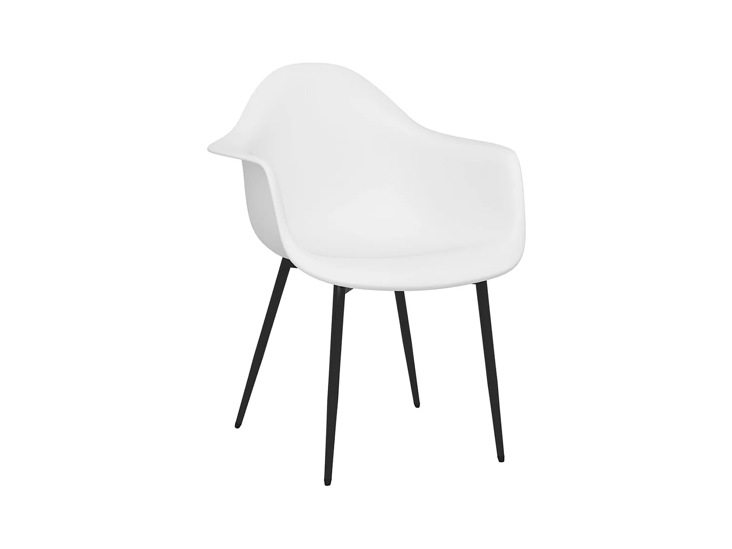 6er-set-Stühle| Esszimmerstühle Weiß PP -gkd612622