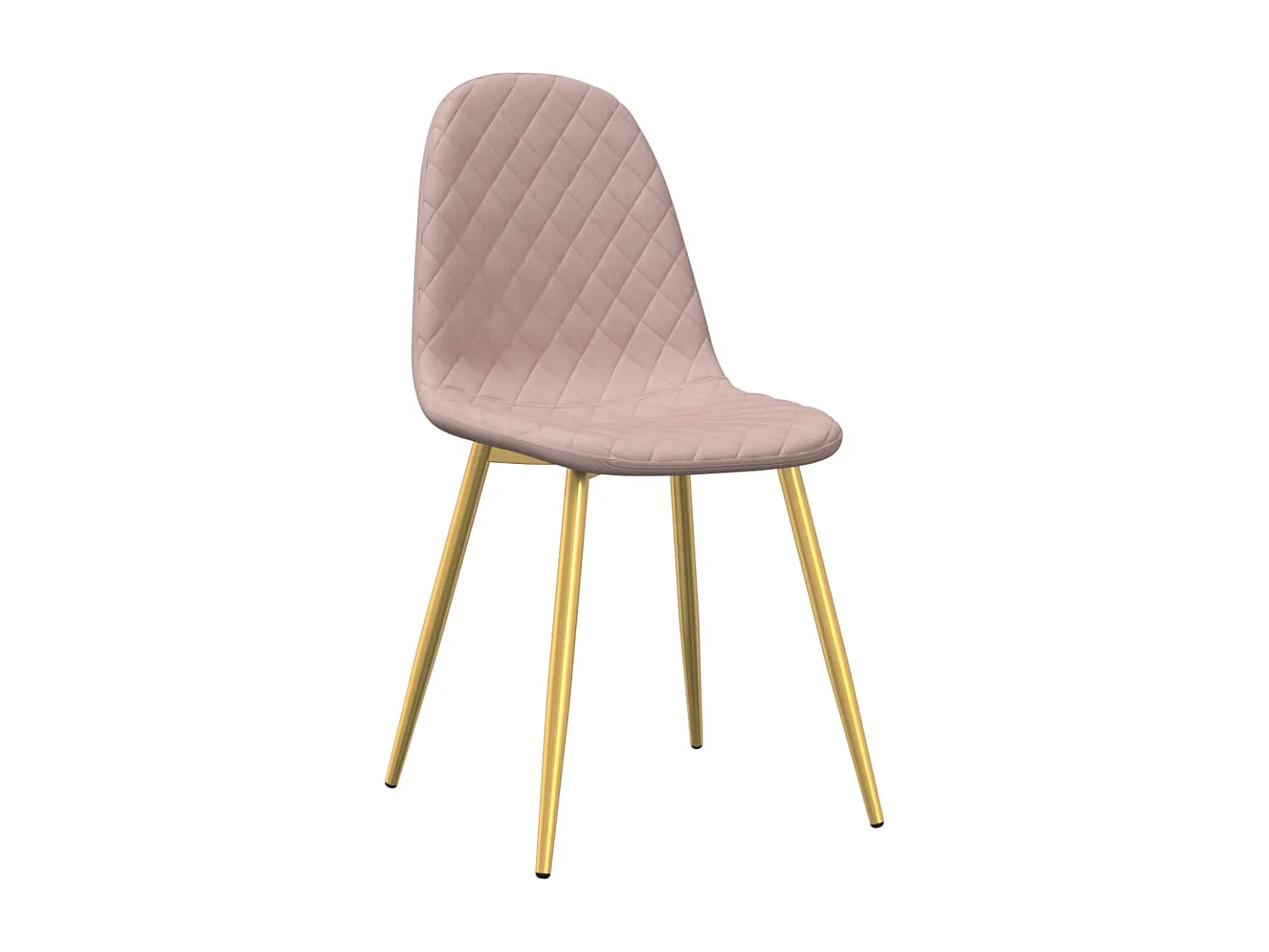 Eetkamerstoelen 2 st fluweel roze NL349060