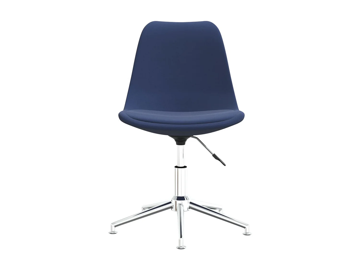 Eetkamerstoelen draaibaar 4 st stof blauw NL684753