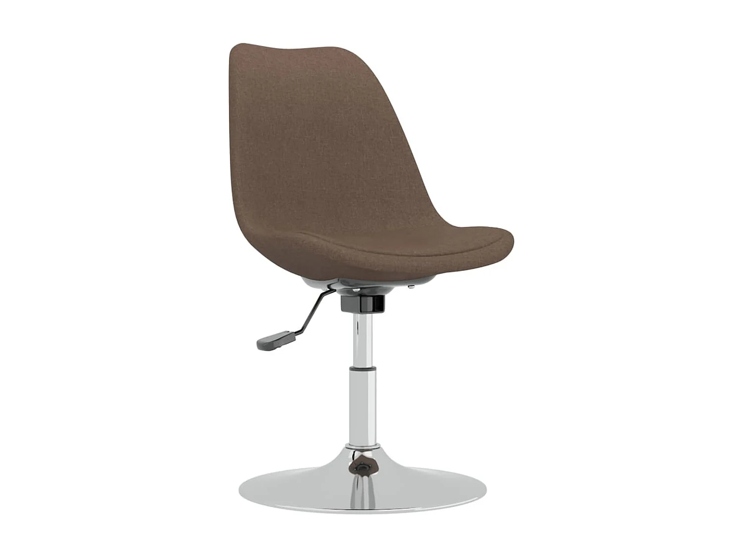 Eetkamerstoelen 4 st draaibaar stof taupe NL513980
