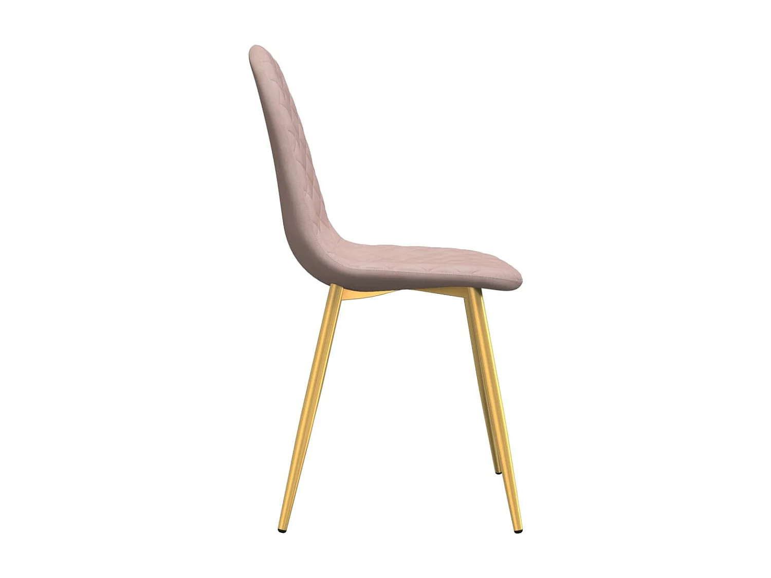 Chaises à manger Lot de 4 Rose Velours REO87271