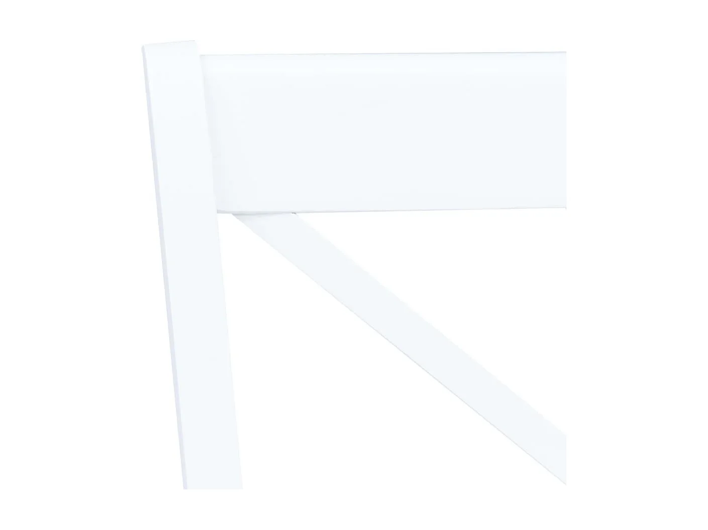 Chaises à manger Lot de 2 blanc bois hévéa massif REO12874