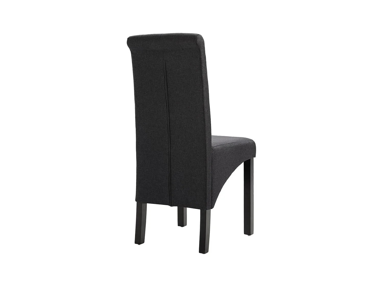 Eetkamerstoelen 4 st stof donkergrijs NL263547