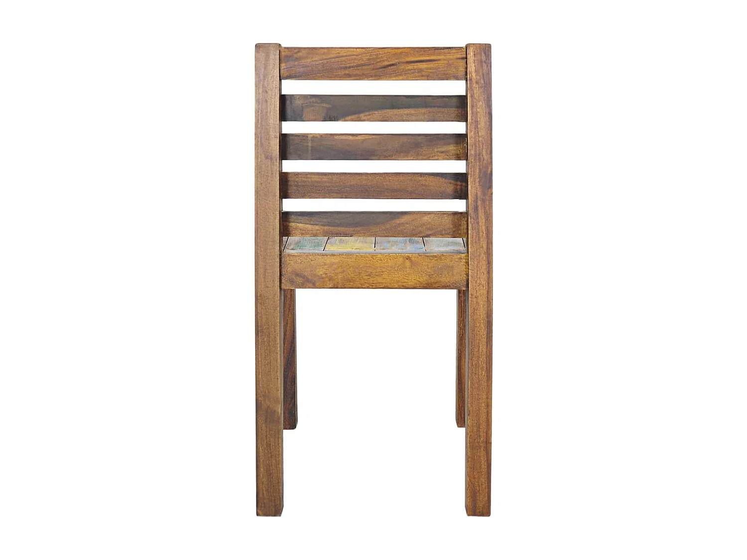 Chaises à manger Lot de 4 bois de récupération solide REO62355