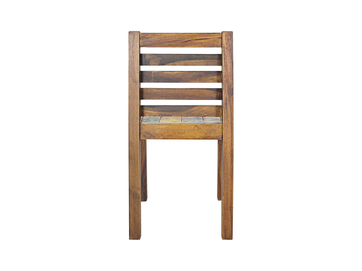 Chaises à manger Lot de 4 bois de récupération solide REO62355