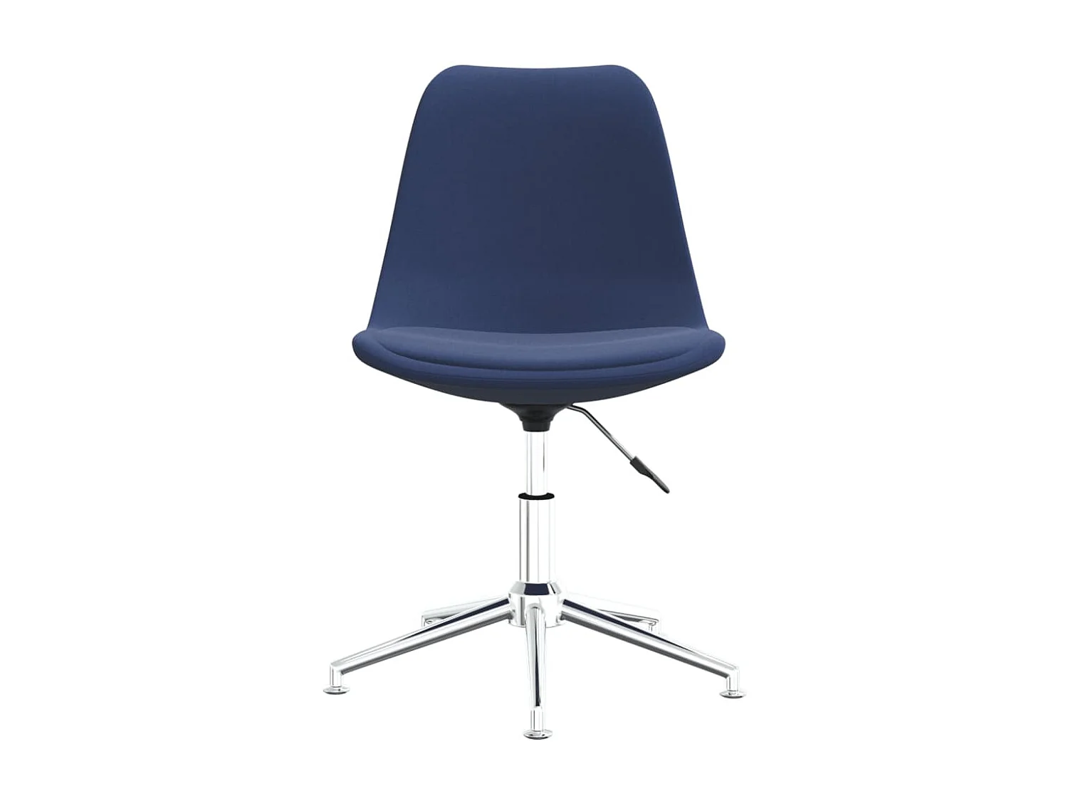 Eetkamerstoelen 2 st draaibaar stof blauw NL138005
