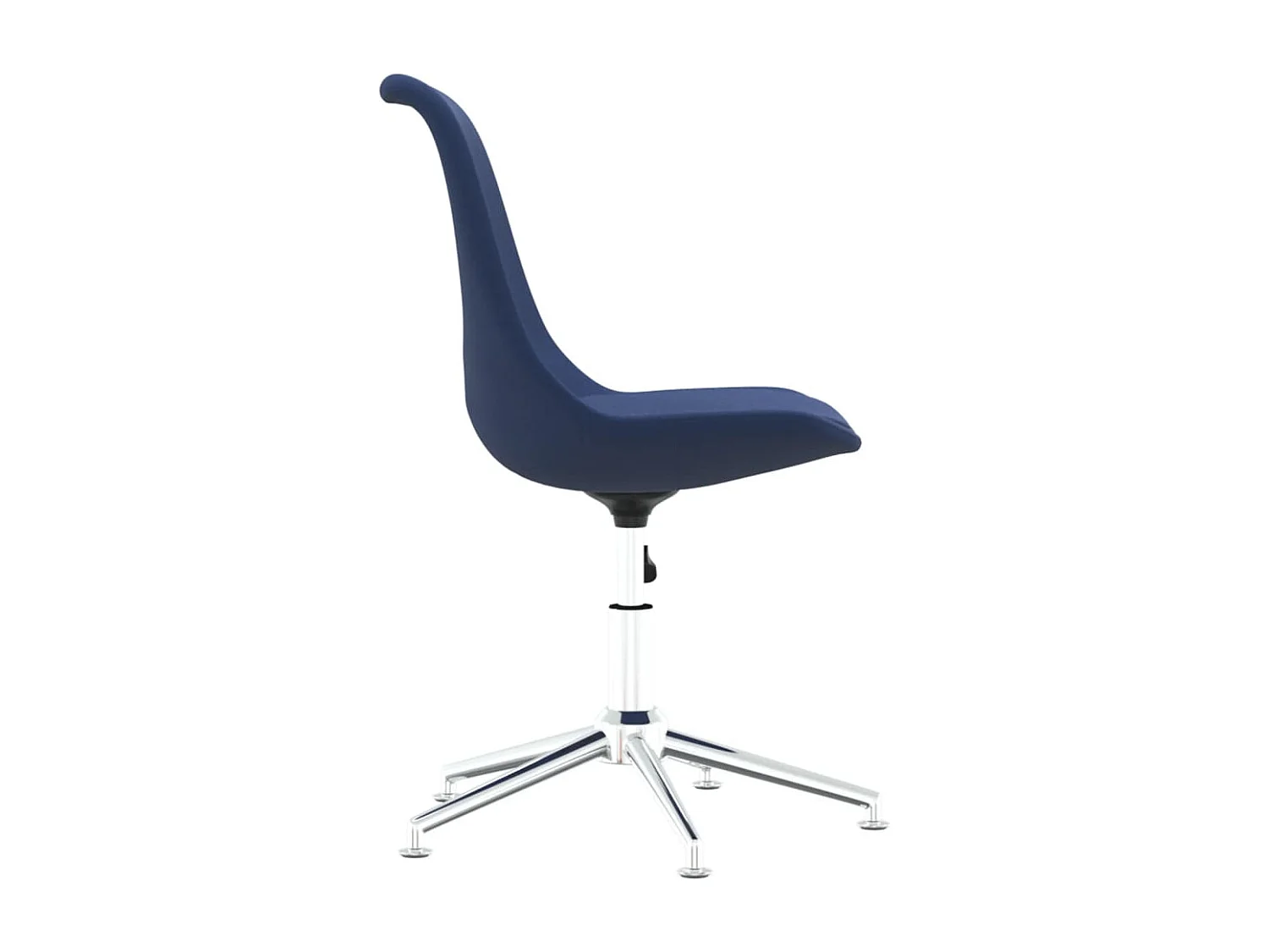 Eetkamerstoelen 2 st draaibaar stof blauw NL138005