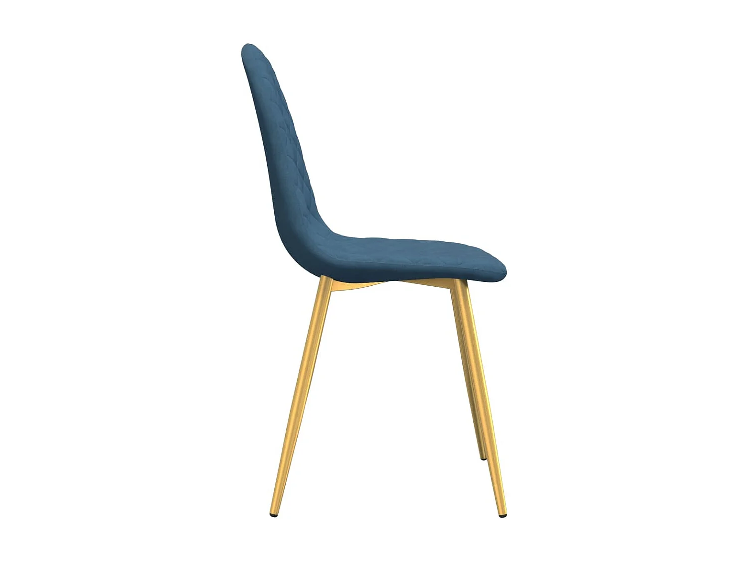 Chaises à manger Lot de 4 Bleu Velours REO66322
