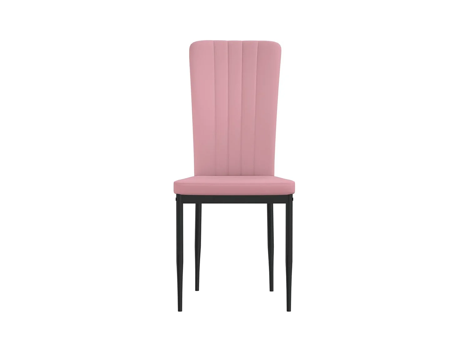 Eetkamerstoelen 4 st fluweel roze NL460801
