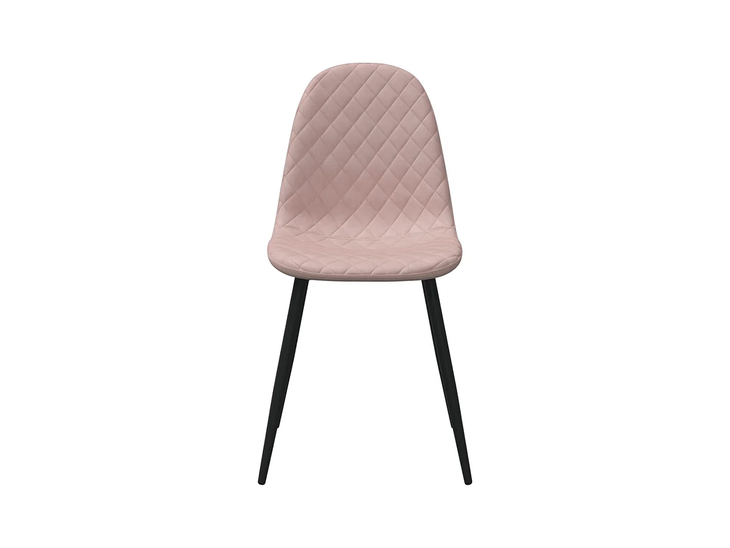 Eetkamerstoelen 6 st fluweel roze NL260780