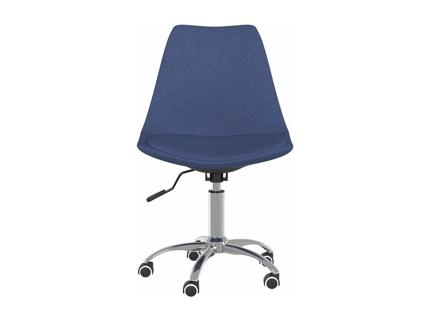 Eetkamerstoelen 2 st draaibaar stof blauw NL140886