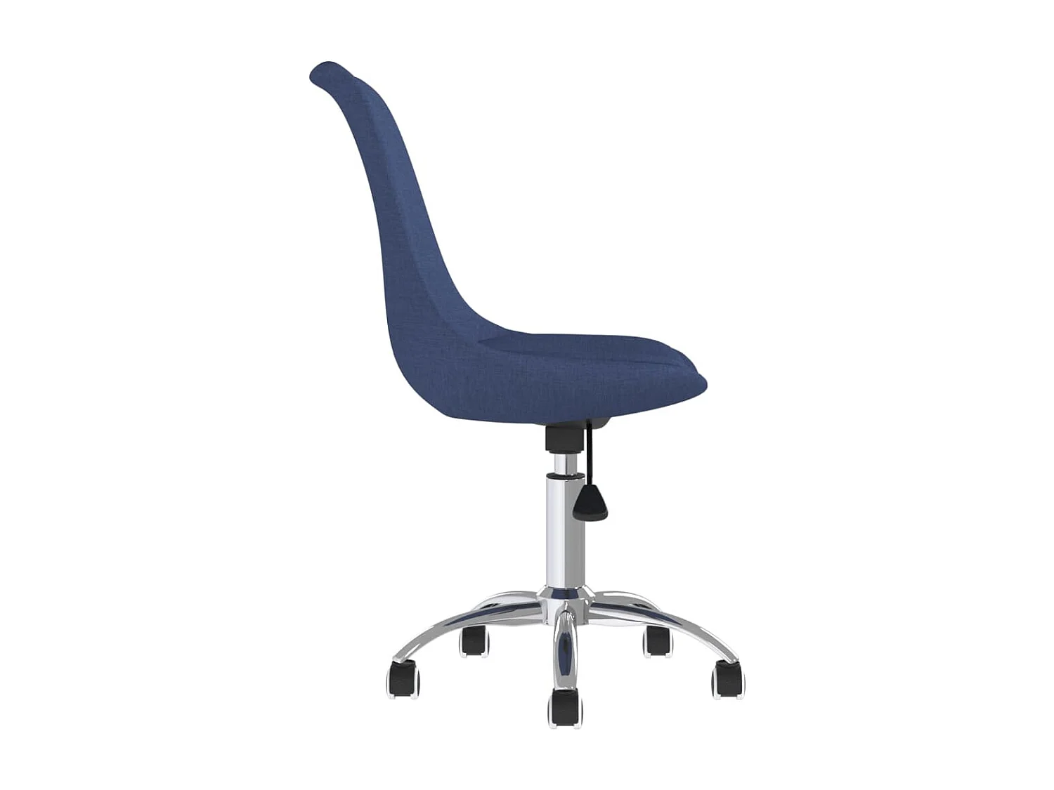 Eetkamerstoelen 2 st draaibaar stof blauw NL140886