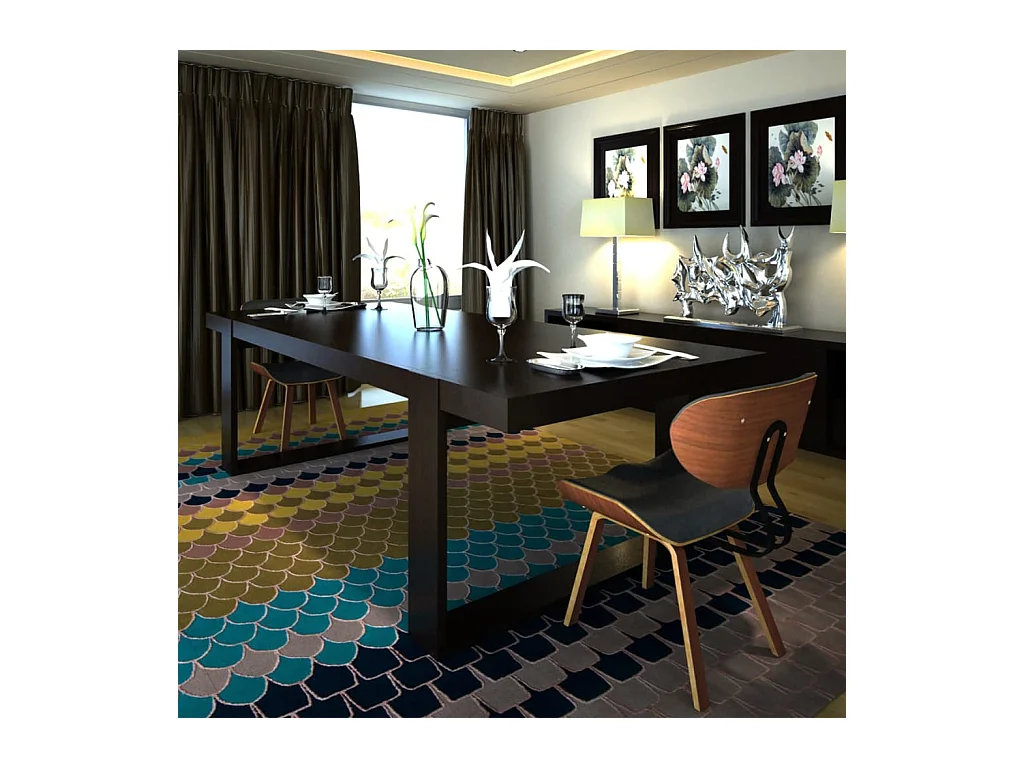 2er-set-Stühle| Esszimmerstühle Bugholz und Kunstleder -gkd837172