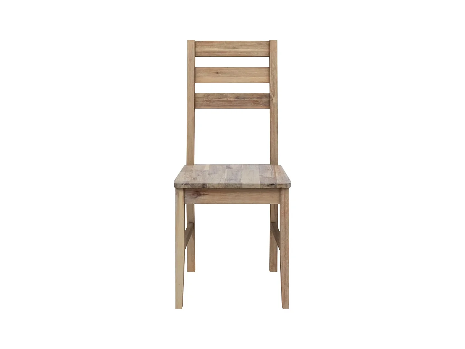 Chaises à manger Lot de 2 bois d'acacia solide REO73577
