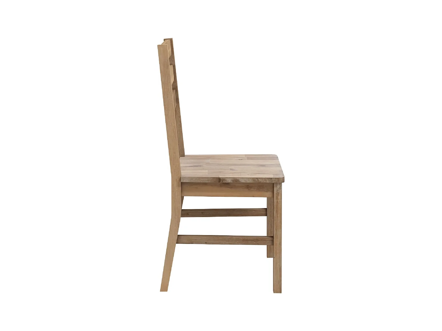 Chaises à manger Lot de 2 bois d'acacia solide REO73577