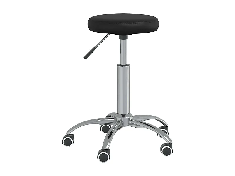 Silla de comedor cuero sintético negra ES630374