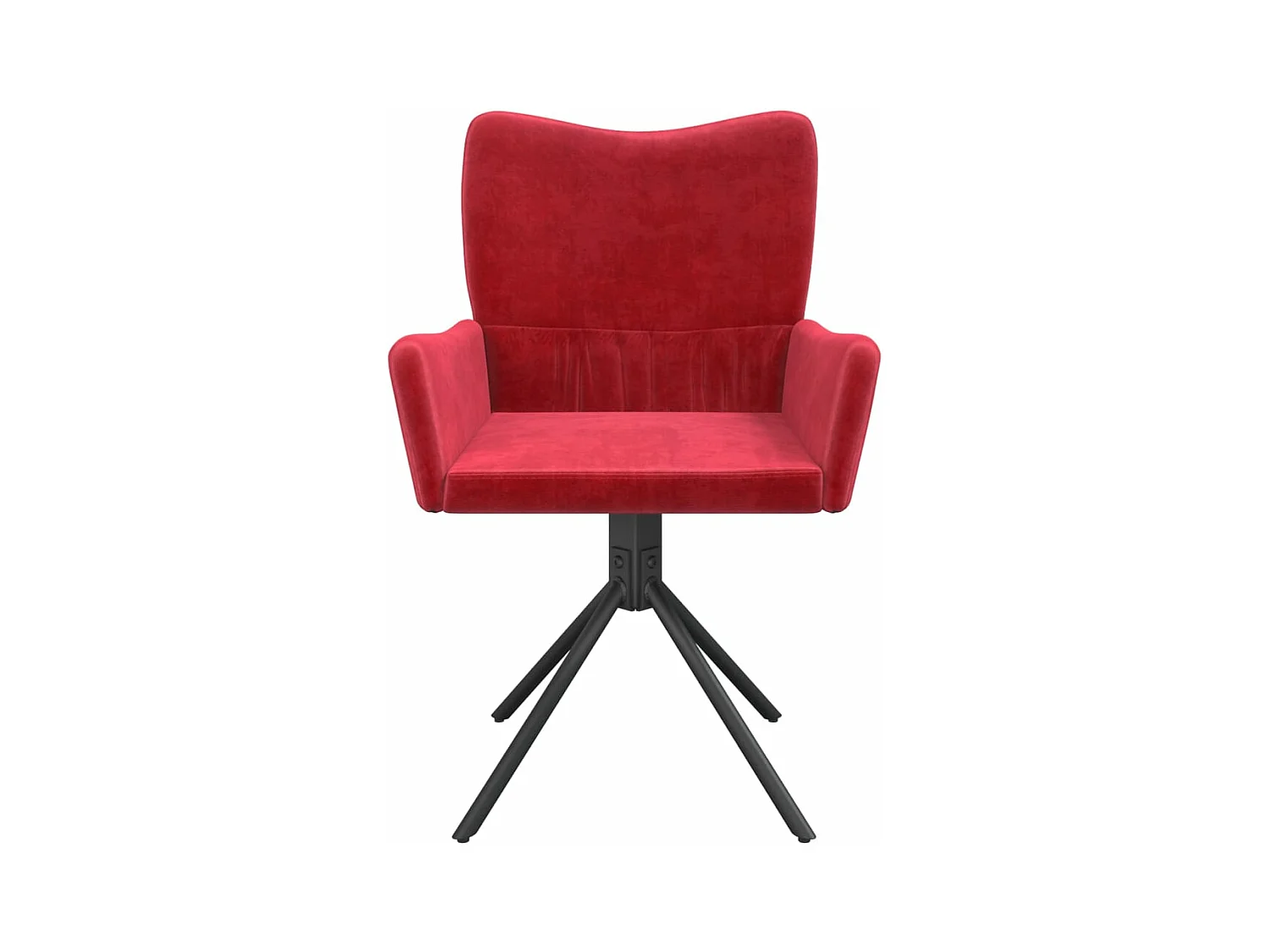 2er-set-Stühle| Esszimmerstühle Drehbar Weinrot Samt -gkd246535