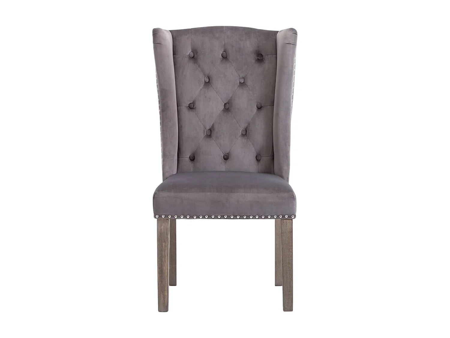Chaise à manger Gris Velours REO57241