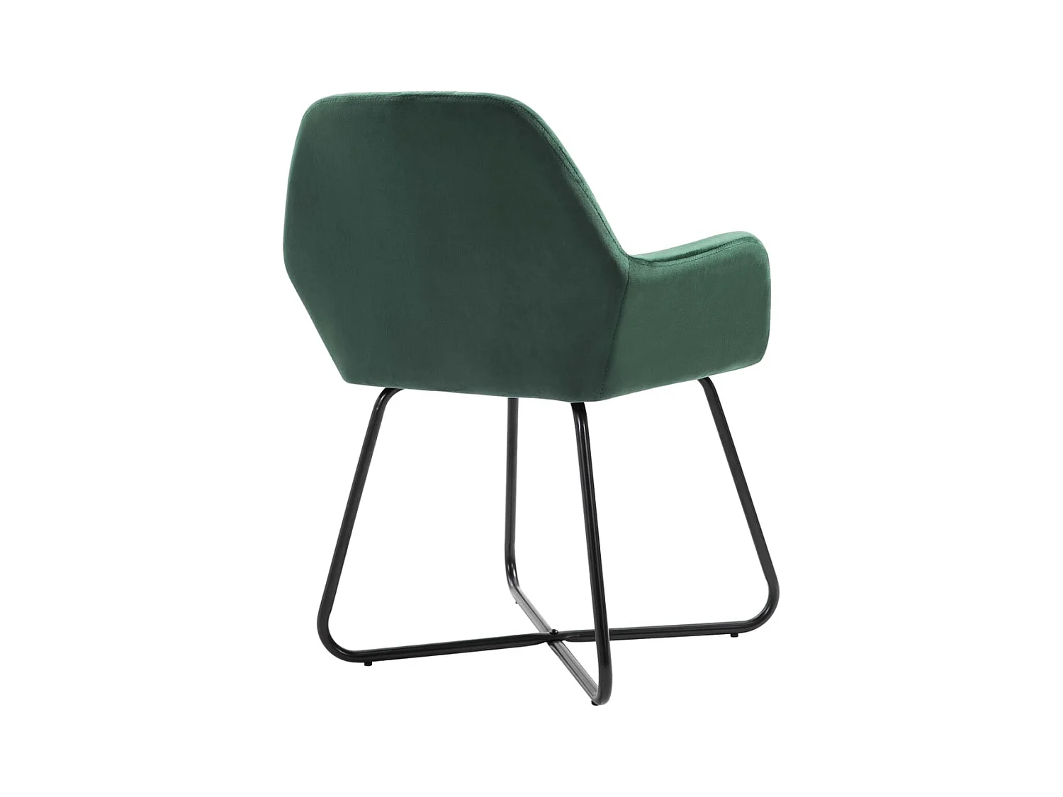 Chaises à manger Lot de 2 vert velours REO86638