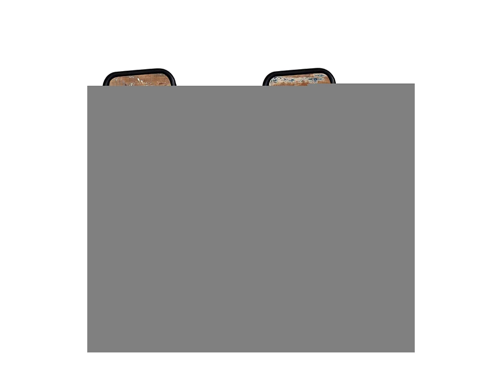 2er-set-Stühle| Esszimmerstühle Altholz Massiv -gkd762738