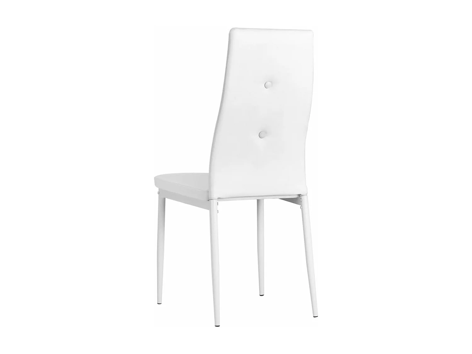 Chaises à manger Lot de 6 blanc similicuir REO76528