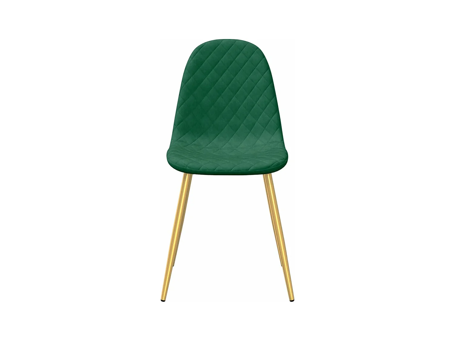 4er-set-Stühle| Esszimmerstühle Dunkelgrün Samt -gkd987909