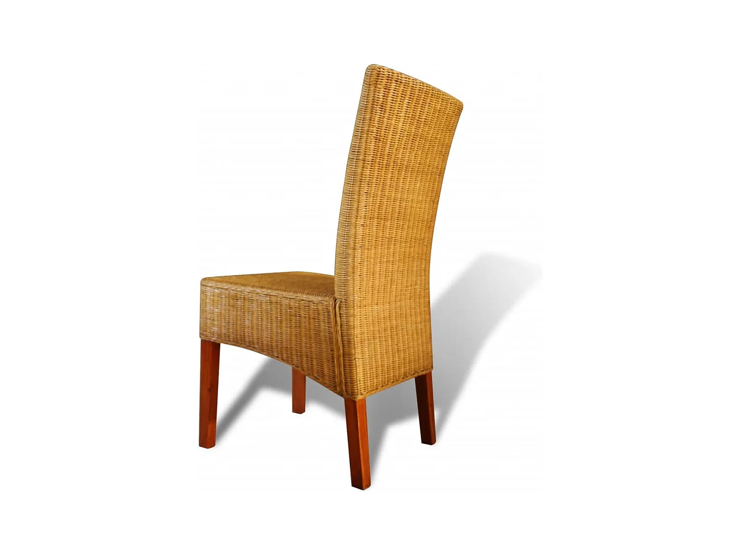 4er-set-Stühle| Esszimmerstühle Braun Natur Rattan -gkd313114