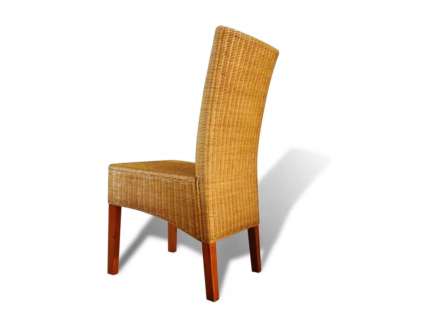 4er-set-Stühle| Esszimmerstühle Braun Natur Rattan -gkd313114