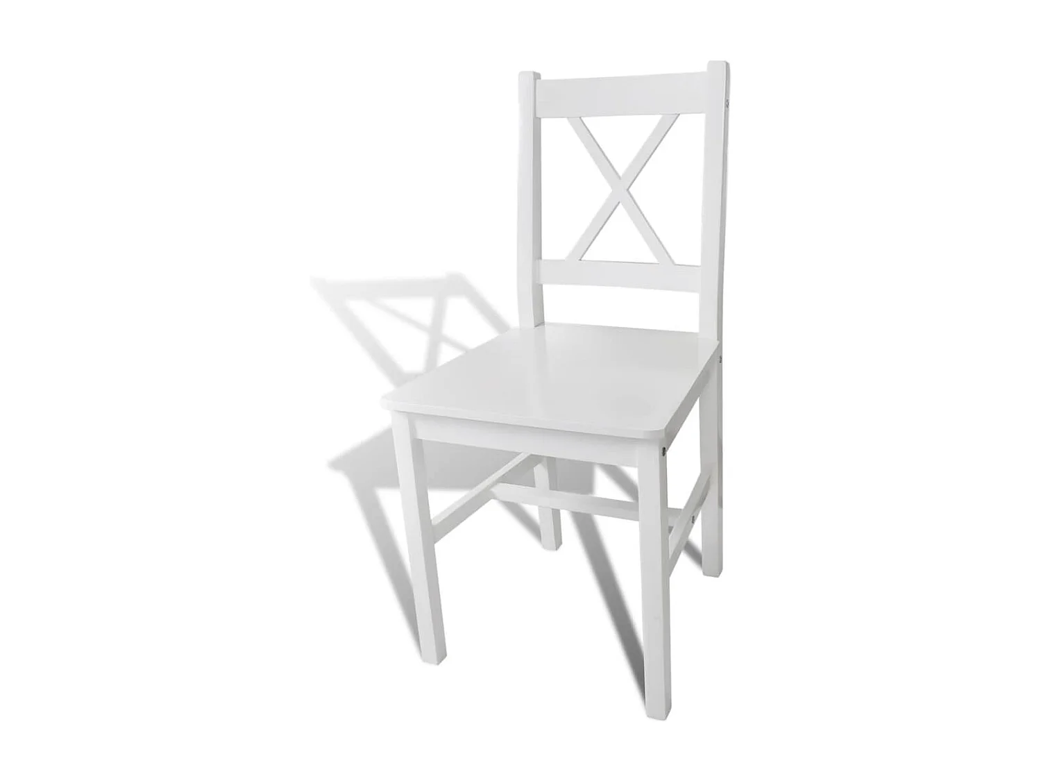 Chaises à manger Lot de 6 blanc pinède REO35790