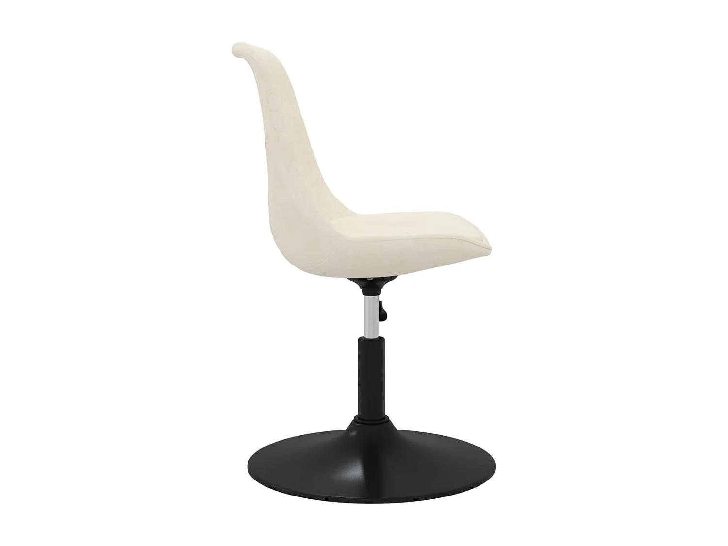 4er-set-Stühle| Esszimmerstühle Drehbar Creme Samt -gkd396818