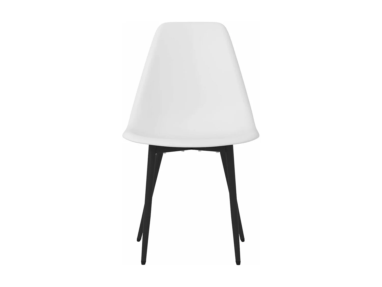 Chaises à manger Lot de 2 blanc PP REO89701