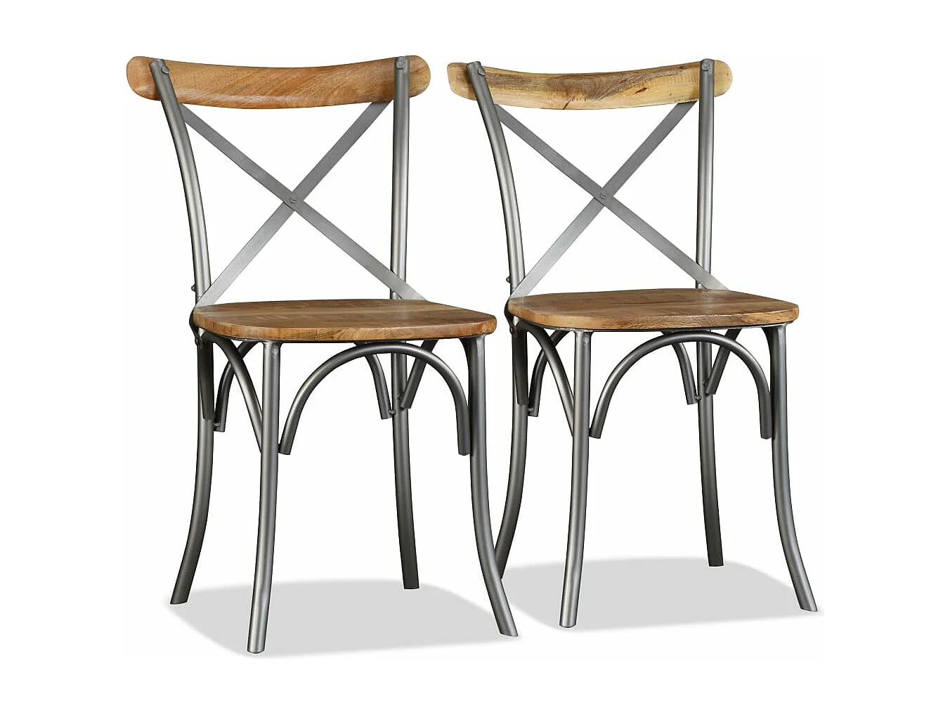 2er-set-Stühle| Esszimmerstühle Massivholz Mango -gkd625981