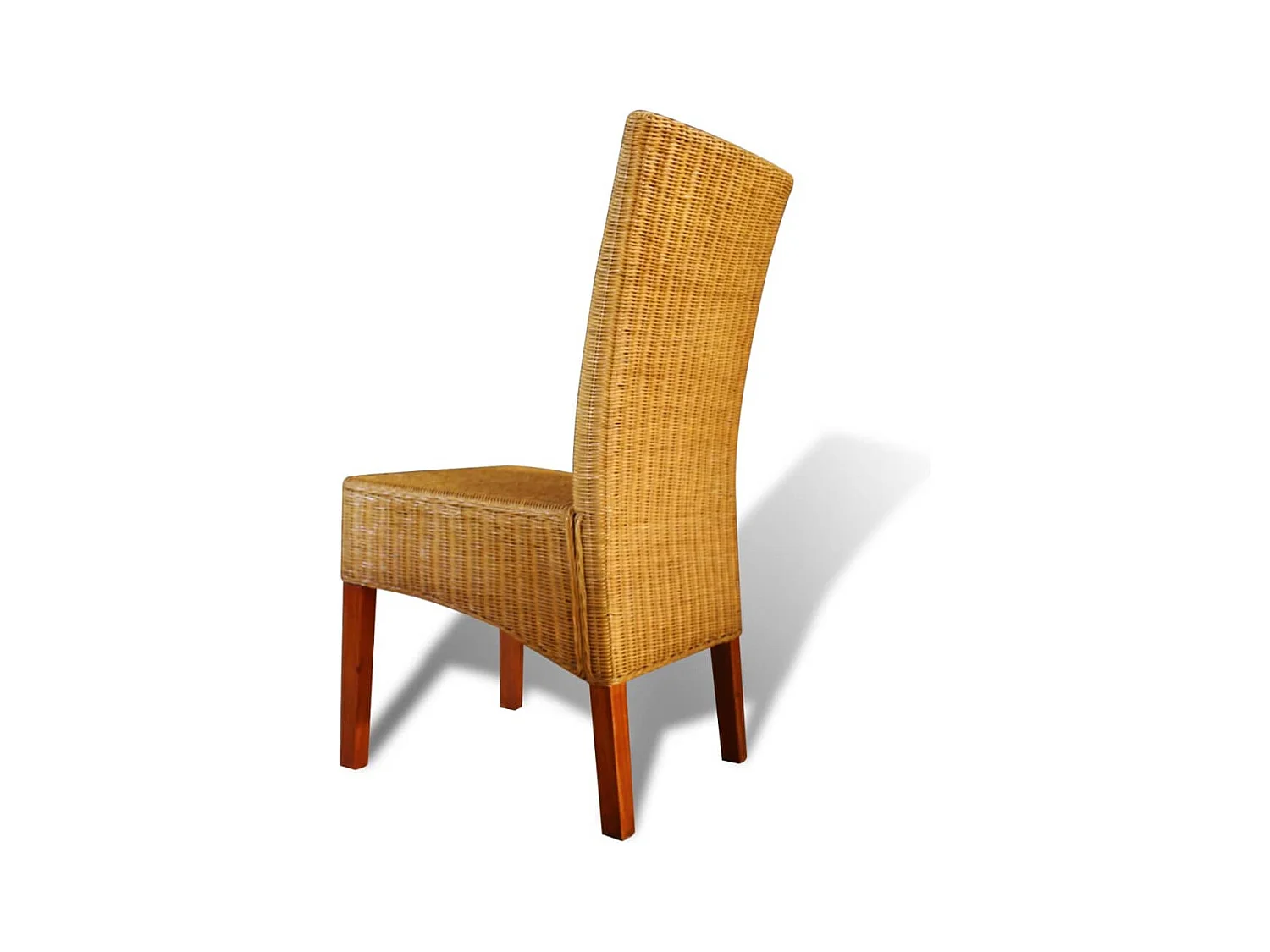 2er-set-Stühle| Esszimmerstühle Braun Natürliches Rattan -gkd996884
