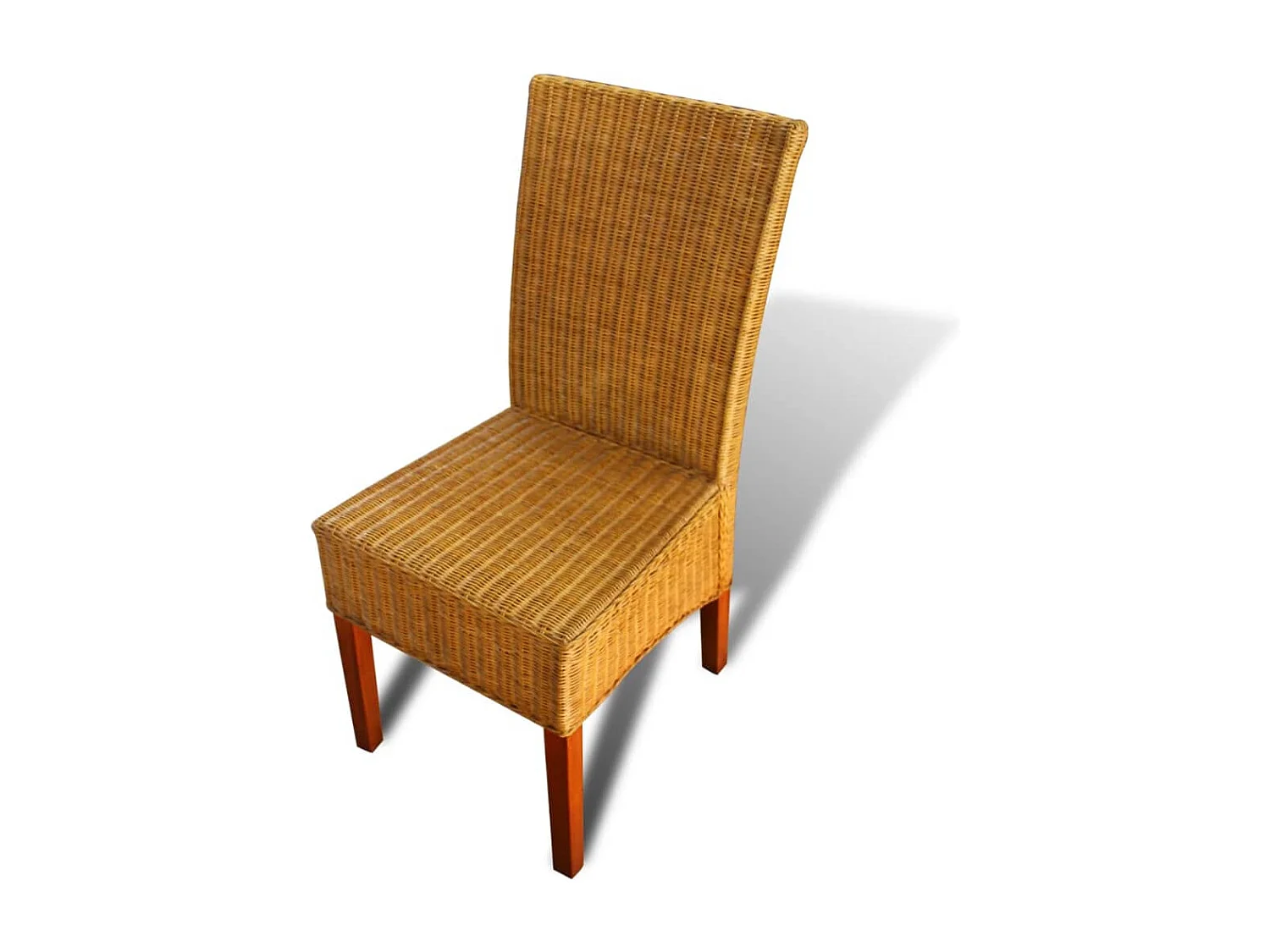 2er-set-Stühle| Esszimmerstühle Braun Natürliches Rattan -gkd996884