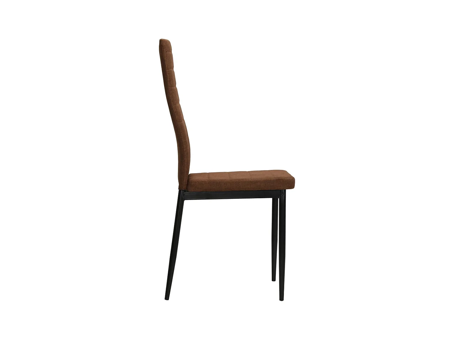 2er-set-Stühle| Esszimmerstühle Braun Stoff -gkd900626