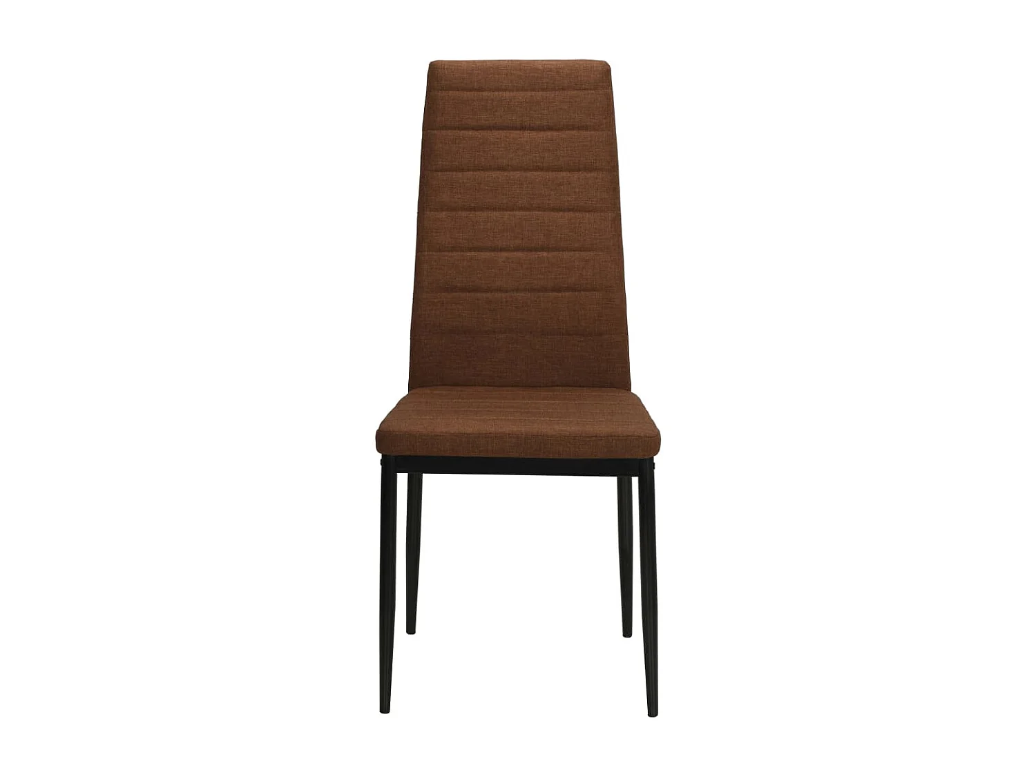 Eetkamerstoelen 2 st stof bruin NL969205