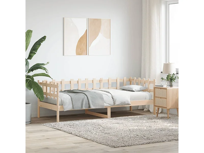 Tagesbett,Sofabett 90x200 cm Massivholz Kiefer -gkd18535