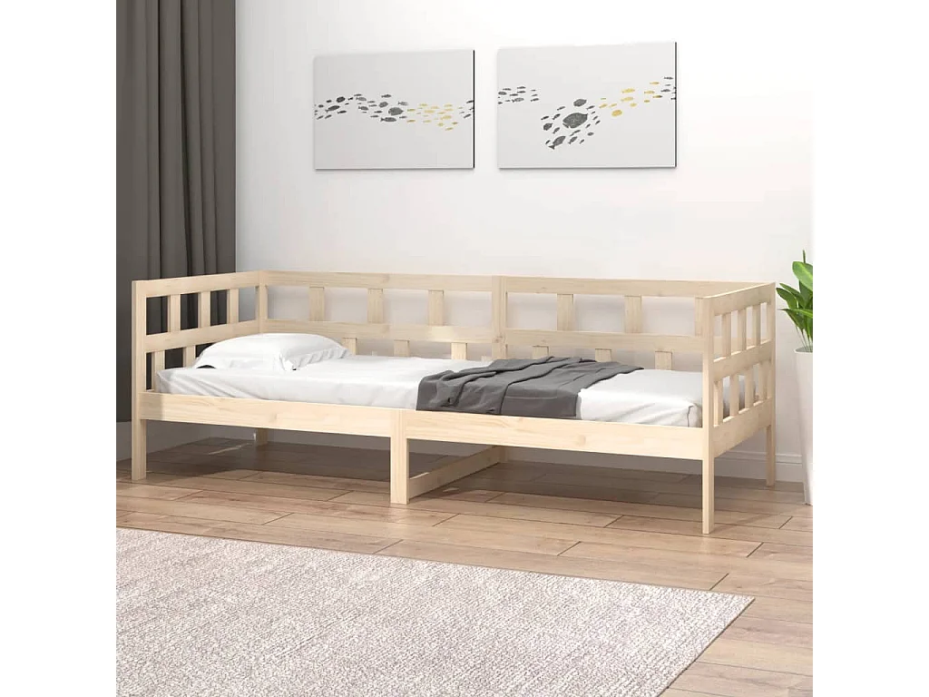 Slaapbank massief grenenhout 90x200 cm NL56806