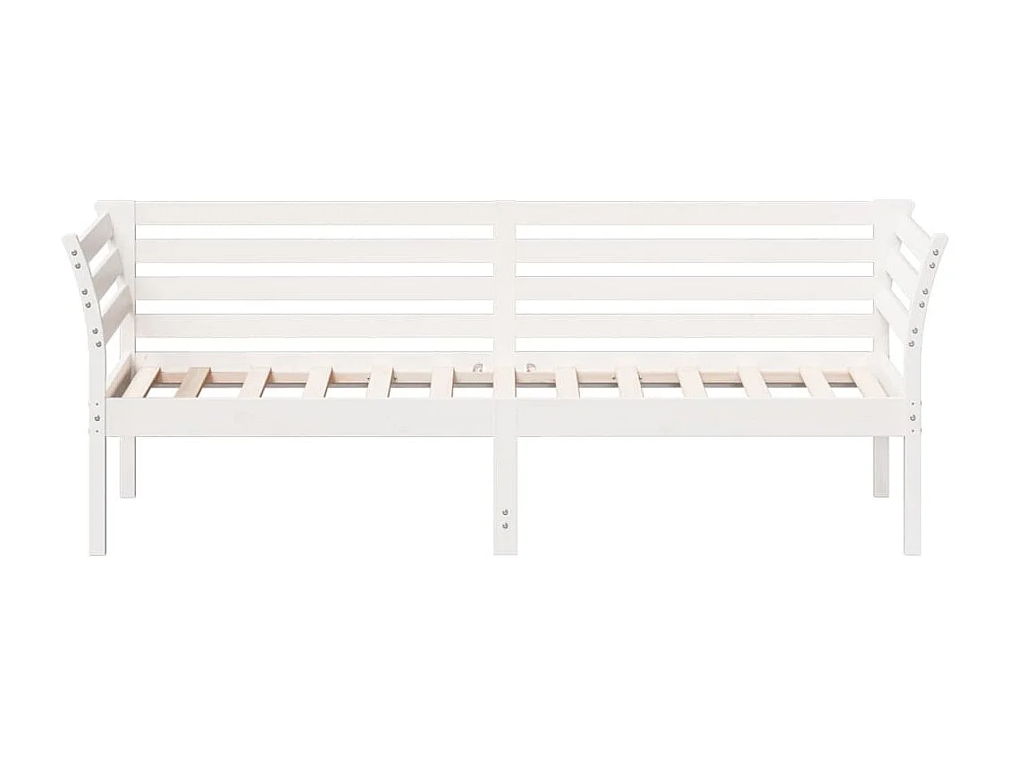 Tagesbett,Sofabett Weiß 90x190 cm Massivholz Kiefer -gkd10409