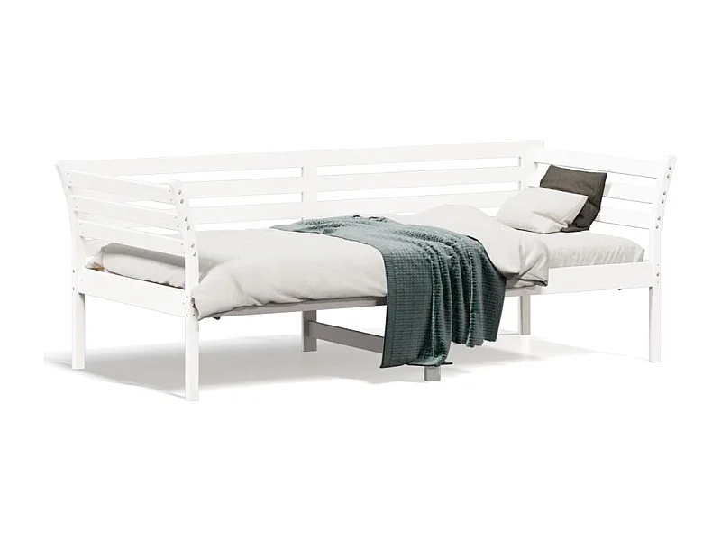 Tagesbett,Sofabett Weiß 90x190 cm Massivholz Kiefer -gkd10409