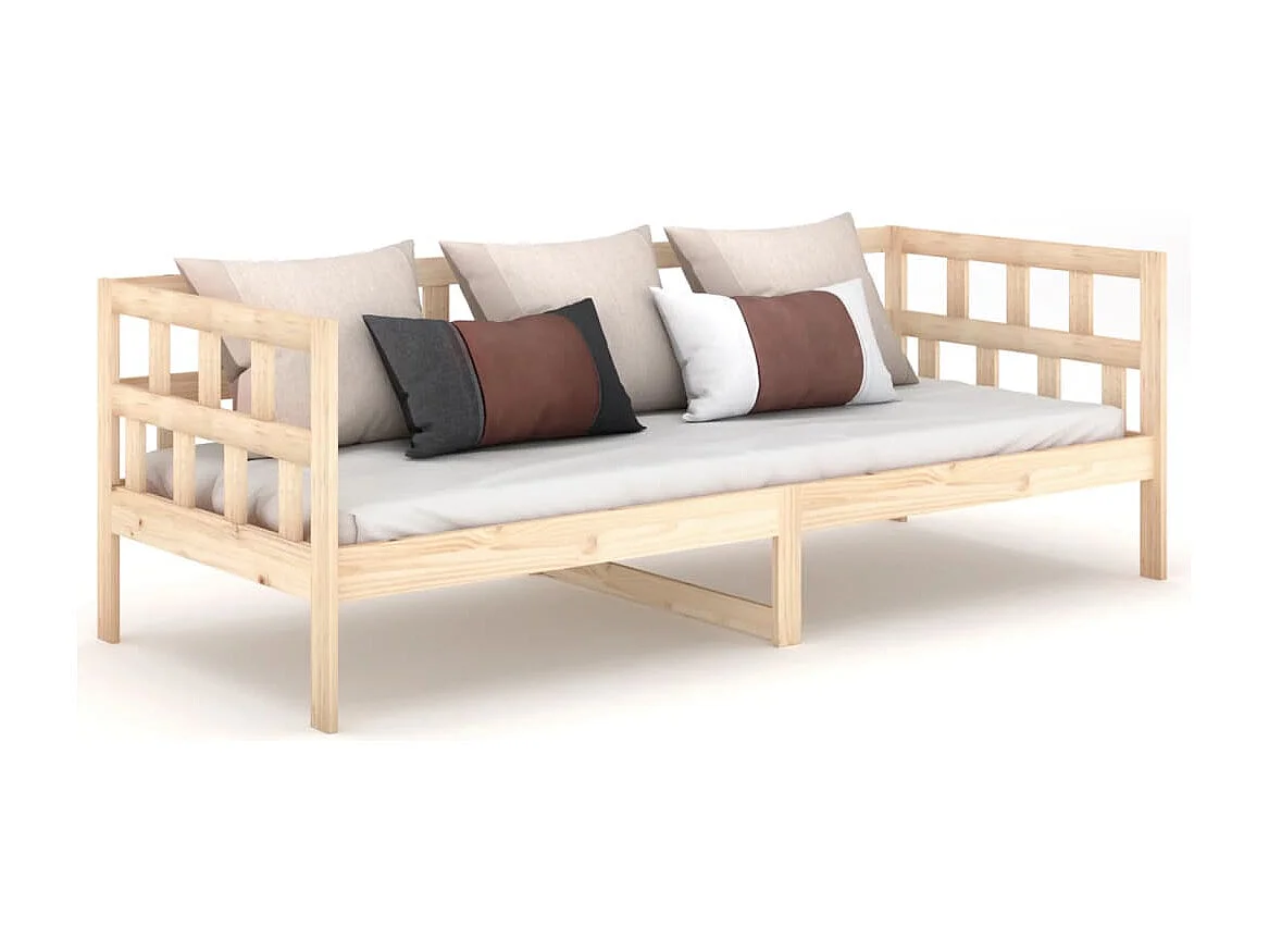 Tagesbett,Sofabett Massivholz Kiefer 80x200 cm -gkd30224