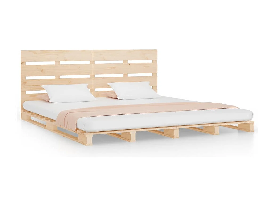 Cama -120x200 cm madera maciza de pino YOE67051