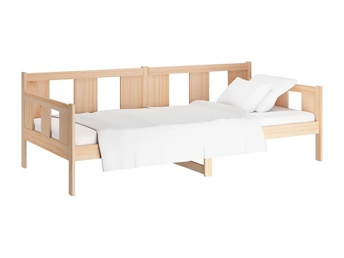 Tagesbett,Sofabett Massivholz Kiefer 90x200 cm -gkd81490