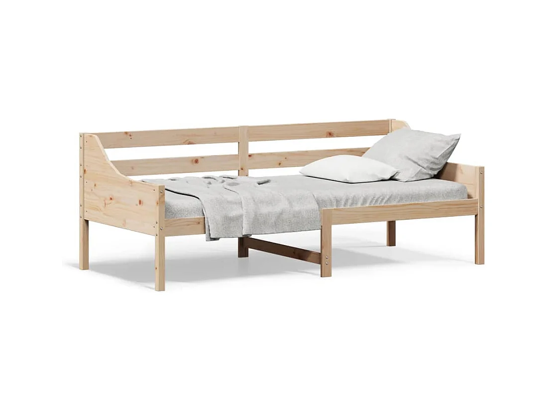 Lit-90x200 cm de jour Bois de pin massif HOQW83279