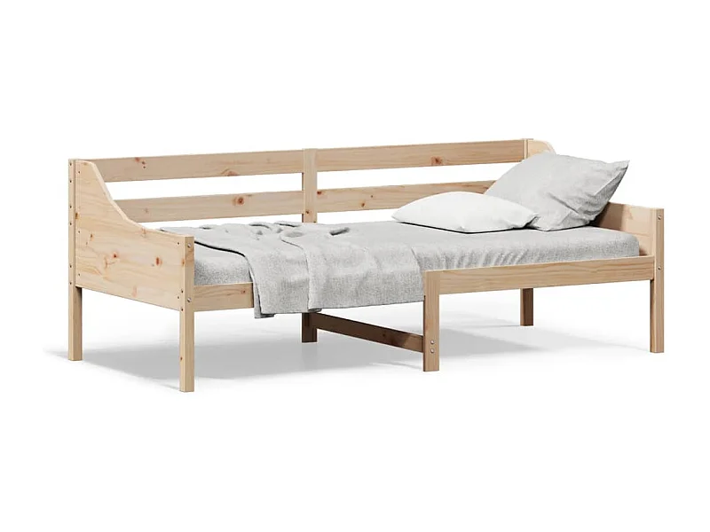 Cama -90x200 cm madera maciza de pino YOE13373