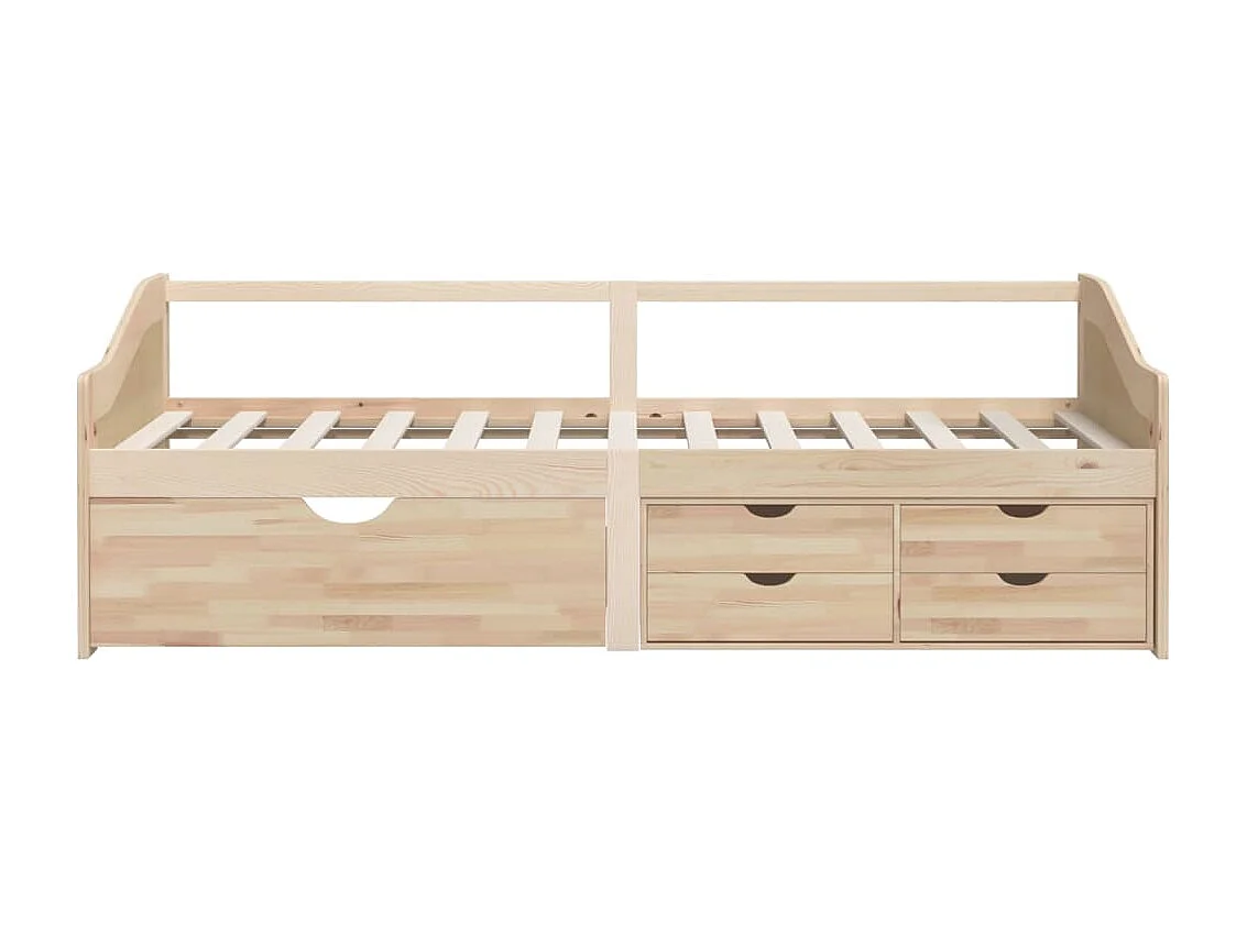 Tagesbett,Sofabett 3-Sitzer mit Schubladen Massivholz Kiefer 90x200 cm -gkd52310