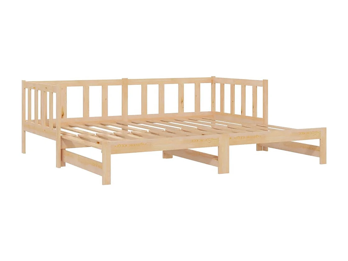 Cama -90x200 cm nido madera maciza de pino YOE72538