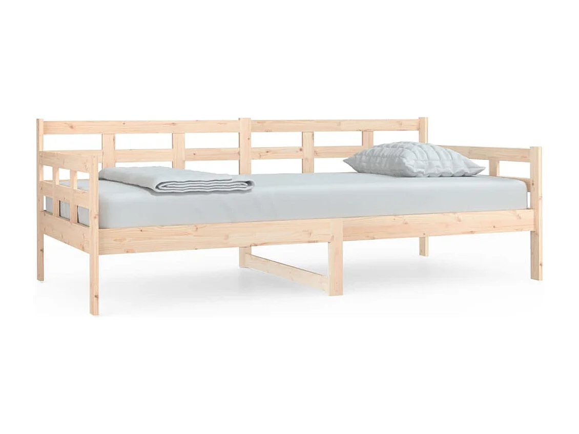 Tagesbett,Sofabett Massivholz Kiefer 90x190 cm -gkd39185