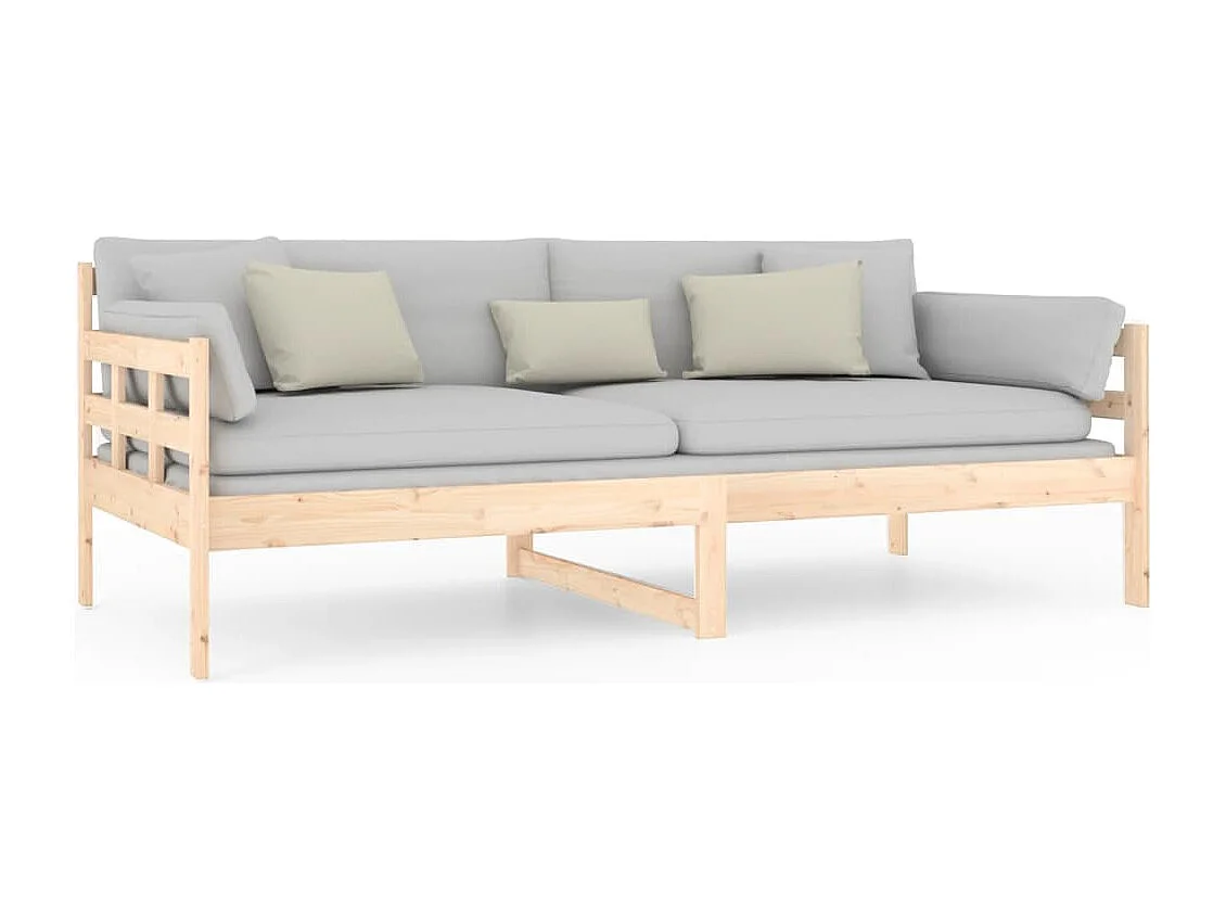 Tagesbett,Sofabett Massivholz Kiefer 90x190 cm -gkd39185