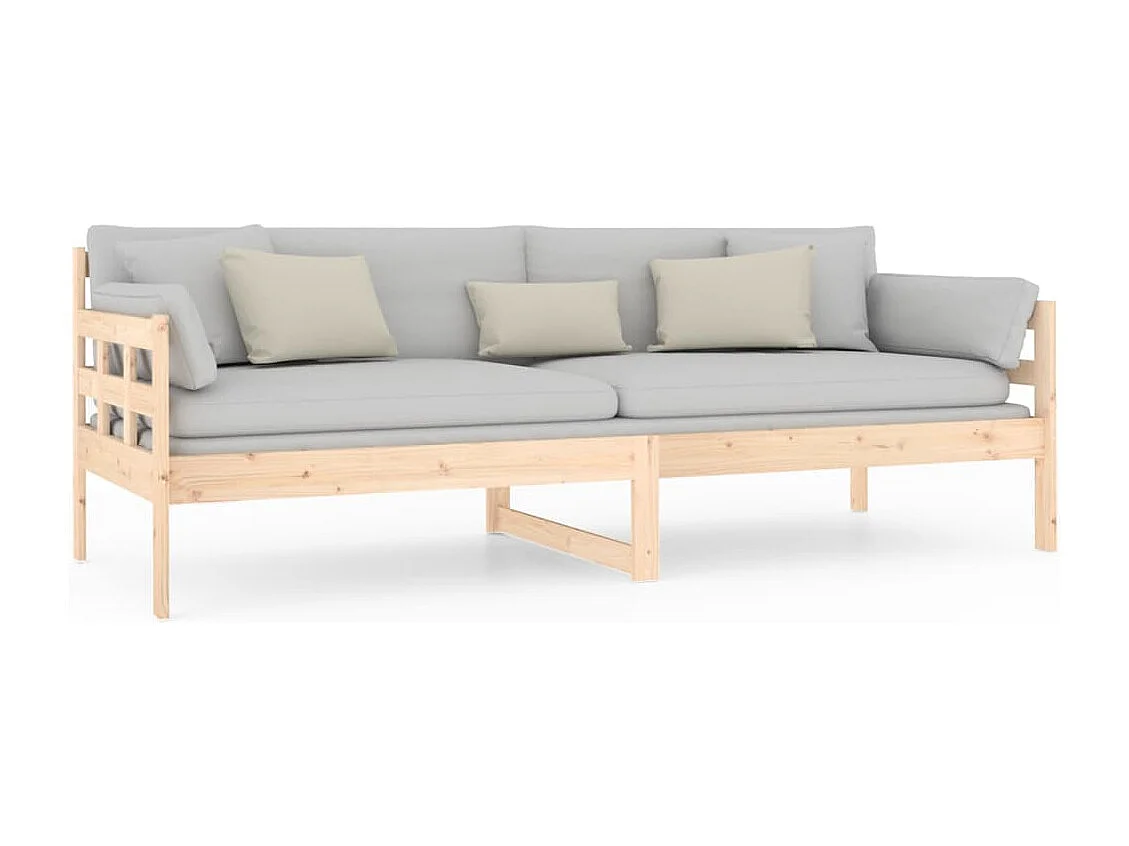 Tagesbett,Sofabett Massivholz Kiefer 80x200 cm -gkd49616